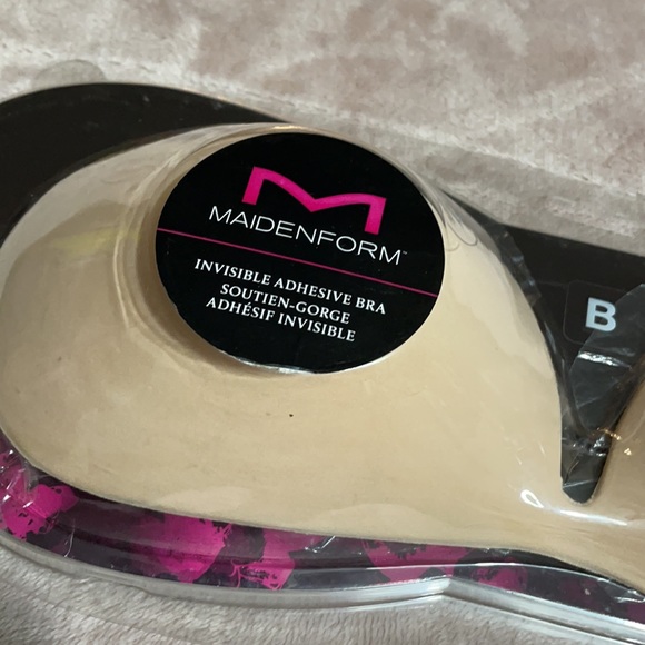 Maidenform Nude Strapless Stick On Bra Size B - Picture 3 of 7